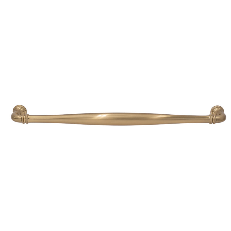 Paris 10" Center to Center Satin Brass Bar Drawer Pull, Satin Brass, 10"