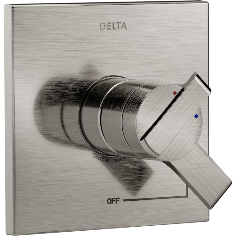 Delta T17067-SS Ara 17 Series Dual-Function Valve Trim Kit, Shower Handle Trim Kit