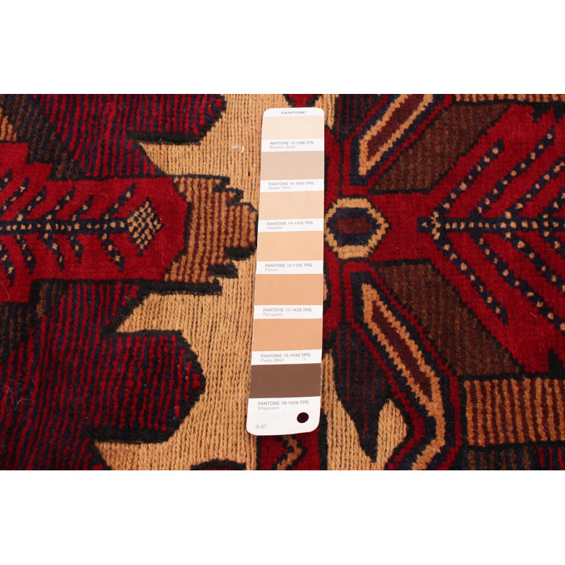 Tapis tadjik brun clair 2 pi 9 po x 4 pi 2 po