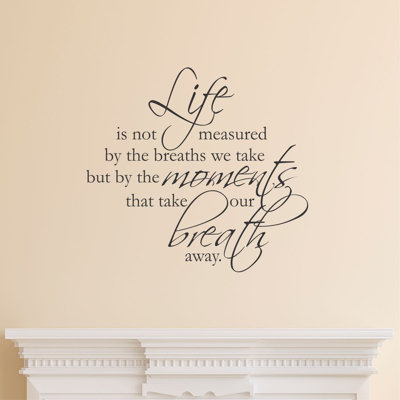 Text & Numbers Non-Wall Damaging Wall Decal