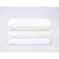 Hotel Balfour Collection 100% Cotton 2 Bath 2 Hand Towels 4 Set Ivory +  Taupe Ne