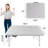 Outdoor patio Furniture 1 Coffee Table with clear tempered glass-1967359029