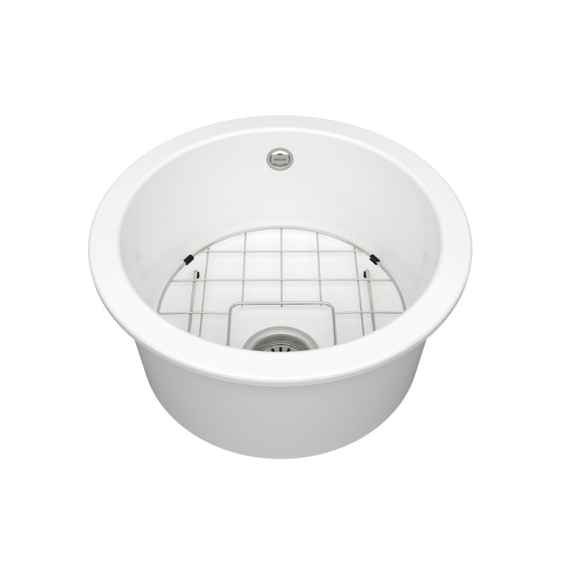 Bocchi 470mm W Single Bowl Ceramic Drop-In Kitchen Sink