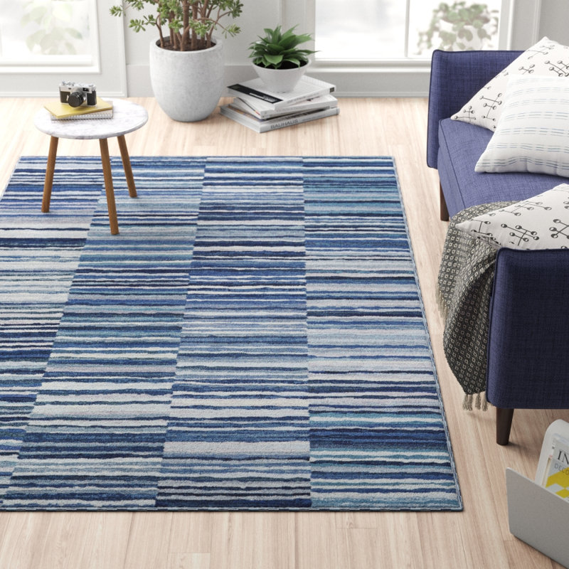 Tapis tissé à la machine Thiesse, Rectangle 5 pi 3 po x 7 pi 6 po
