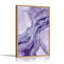 Art mural abstrait mauve et bleu avec des étincelles dorées-132738909