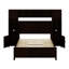 Lit en bois avec armoire et tablette tout-en-un-723488299