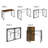 Marcianne 39.5'' W Rectangle Writing Folding Desk-204102035