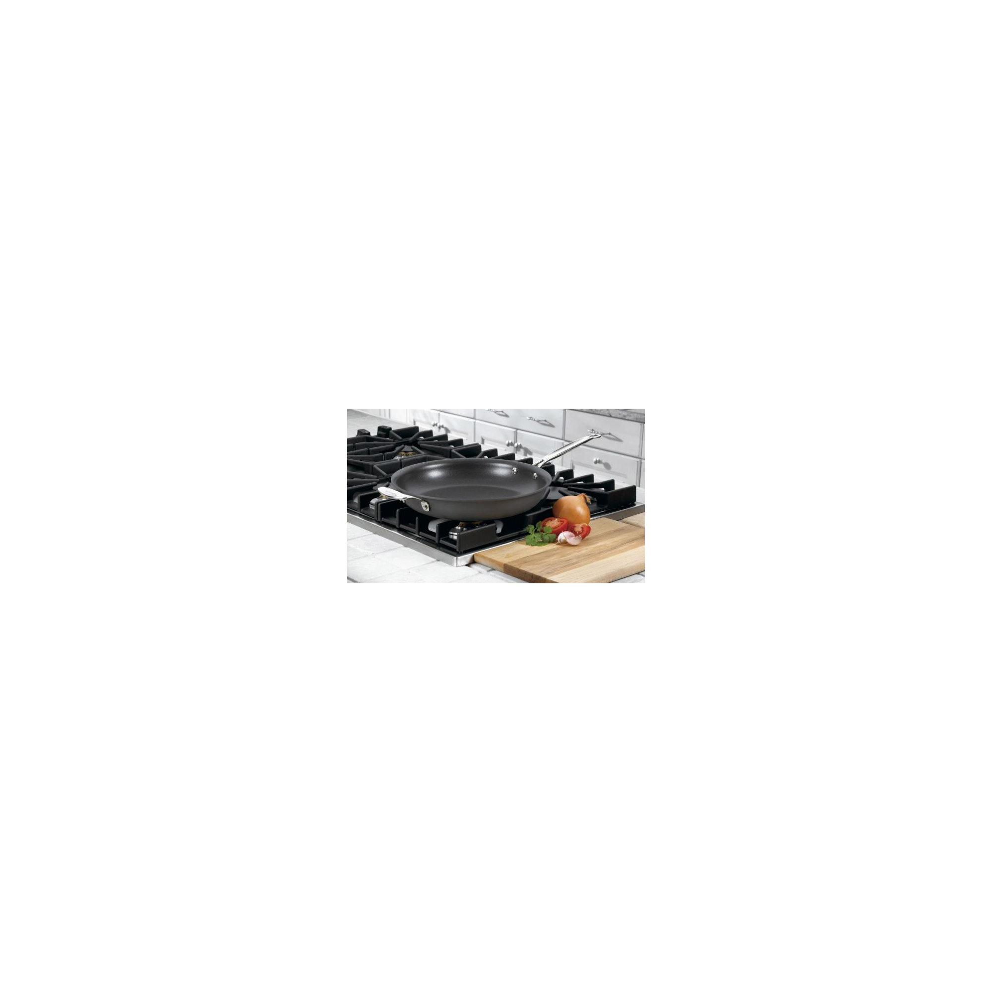 Non Stick Stainless Steel Skillet, 12" W