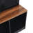 Litwin Storage Bench,Hall Tree with 4 Hanging Hooks,Entryway Cabinet-684949696