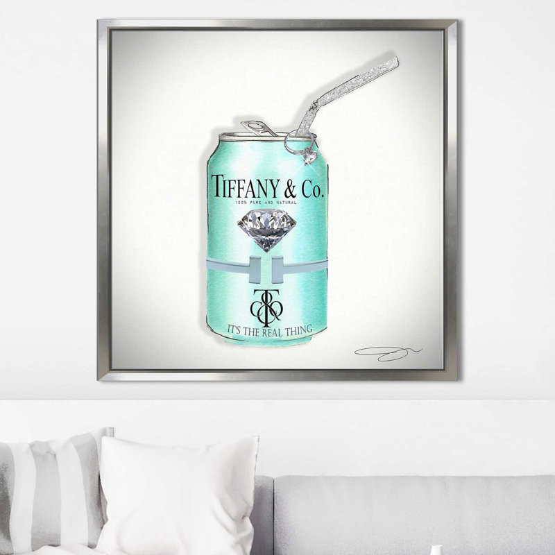 The Real Thing (Square) par By Jodi - impression, H 31,5 po x l 31,5 po x P 2 po, Cadre flottant argent