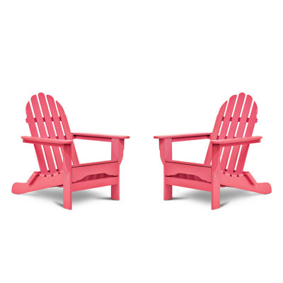pink plastic outdoor chairs