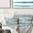 Housse et insert de coussin rectangulaire Aquatic