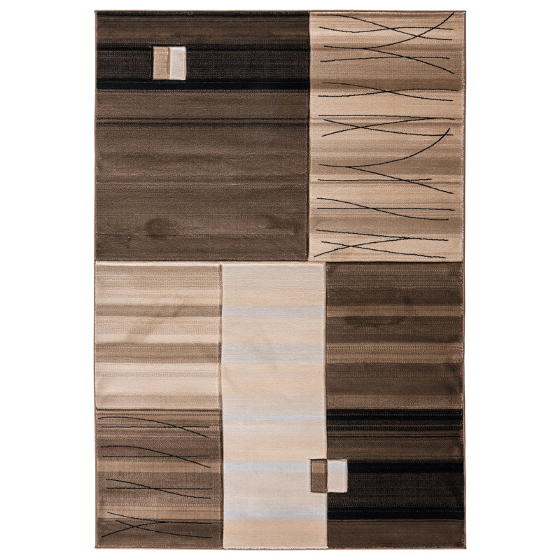 Anjolie Abstract Indoor Rug, Oval 5'2" x 7'5"