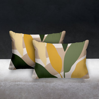 Glittered Outdoor Reversible Throw Pillow