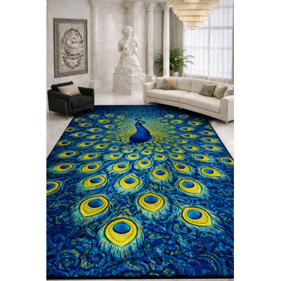 Tapis bleu Mosso
