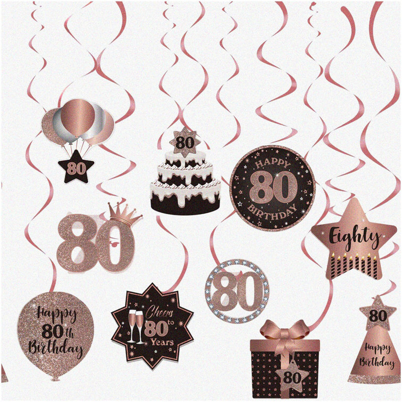 84-Piece Purple Gold Retirement Party Pack