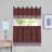Pangkal Pinang Striped Tailored Kitchen Curtain-241559127-241559125