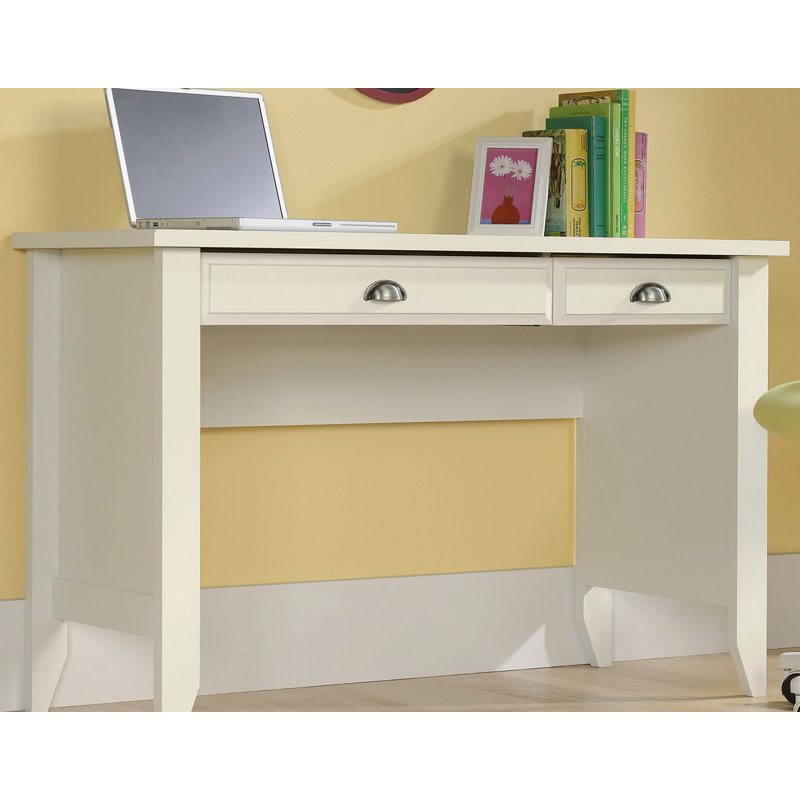 Bureau d'ordinateur, finition blanche