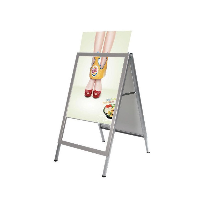 Cadre coulissant A, H 30,24 po x l 24,24 po, Argent