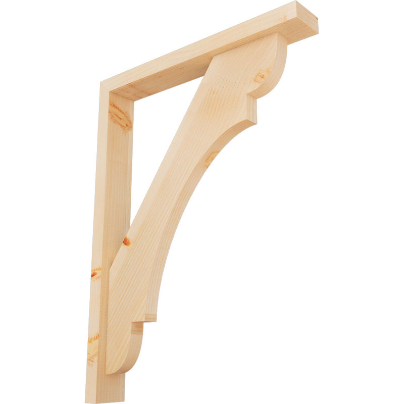 Support de bloc olympique avec entretoise décalée, 32 x 24, Sapin Douglas de l 3 1/2 (lisse)