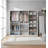 Prosper White Freestanding Walk In Wood Closet System