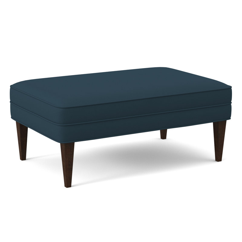 Aperitif Upholstered Bench, American Walnut, Margaret Lagoon