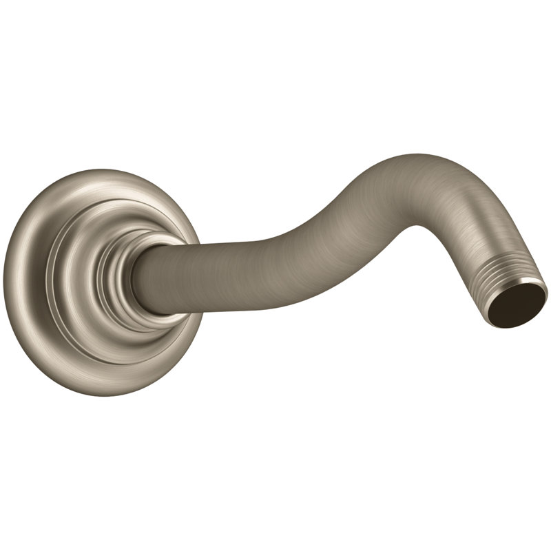 Artifacts Shower Arm And Flange, Vibrant Brushed Bronze
