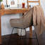 Chaise avec accoudoirs Galen en brun