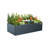 Modern 17" Tall Metal Outdoor Long Planter Box-1051223019-1051223016
