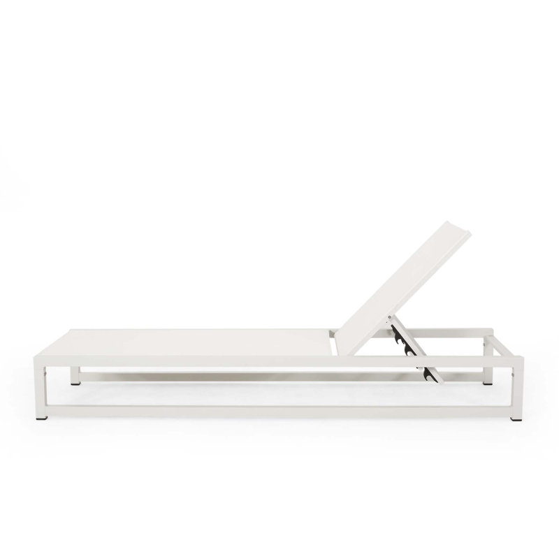 VENICE CHAISE LOUNGE, White