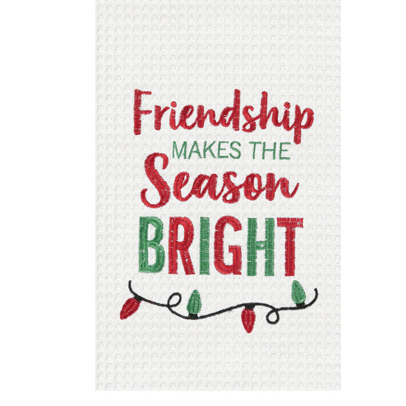 Serviette de cuisine Friendship Makes Season