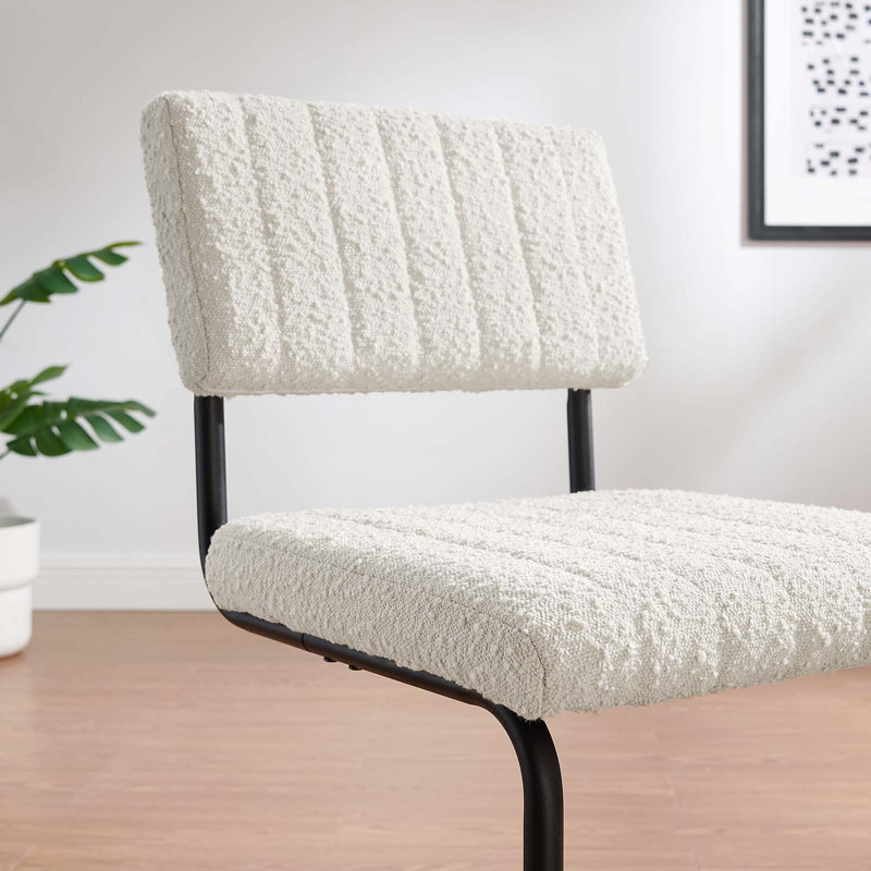 Chaises d'appoint Parity Boucle - par Modway, Ivoire