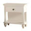 Armoire de chambre blanche avec 1 tablette et tablette de rangement en bois de peuplier de style contemporain