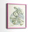 Impression encadrée Buchoz Tropicals VI-Premium - prête à être accrochée - aucun clou requis - aucun clou requis-2024996174-2024996173