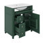 Ensemble de meuble-lavabo 30 po avec comptoir en céramique, tiroirs basculants et support de rangement-237536998