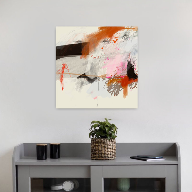 Souhaitez-vous danser? Art contemporain abstrait, H 18 po x l 18 po