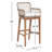 Paulo Outdoor Stool with Cushion-1126799440