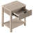 Pomona 24in Wide Rectangular Nightstand-2058060974