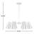 Anton 6 - Light Dimmable Cone Chandelier-54041972