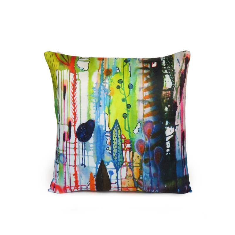 Housses de coussin décoratives carrées pour canapé Oussum (1 pièce), 18 po x 18 po