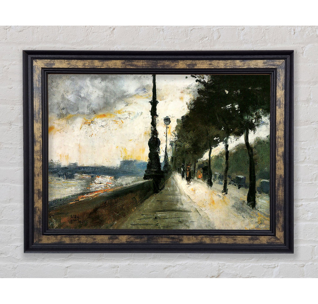 Waterloo Bridge In The Sun By Lesser Ury - Einzelne Bilderrahmen Kunstdrucke