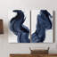 «Passing Waves» - Toile tendue avec châssis de qualité supérieure - Prêt à être accroché-1160015210