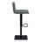 Framlingham Cafa Adjustable Swivel Walnut Wood and Stainless Steel Metal Bar Stool-27670090-27670089