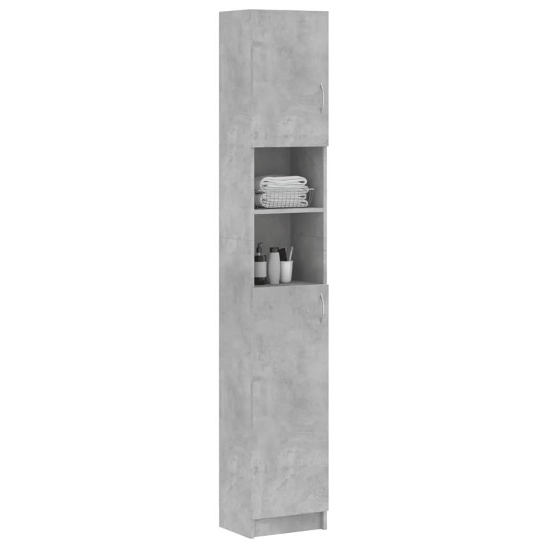 Cammish Linen Cabinet, Concrete Grey