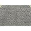Tapis gris en laine noué à la main de conception unique 7 pi 10 po x 8 pi 4 po Damaris