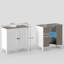 60 mm Single Double Bathroom Vanity Base
