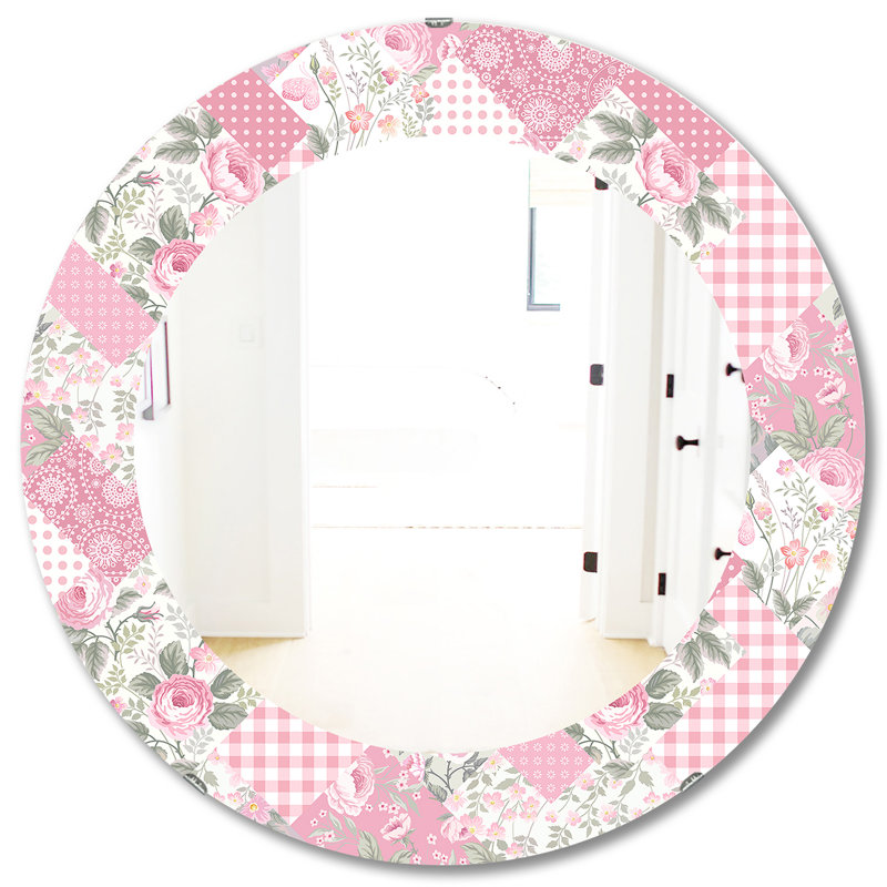 Floral Dew 6 - Miroir traditionnel, H 31,5 po x l po