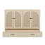Lit escamotable double, lit escamotable double en bois avec grands tiroirs-2117535952