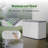 4.3 x 2.5 ft Horizontal Resin Tool Shed, Waterproof Outdoor Storage Cabinet