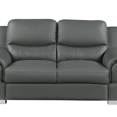 Causeuse en cuir